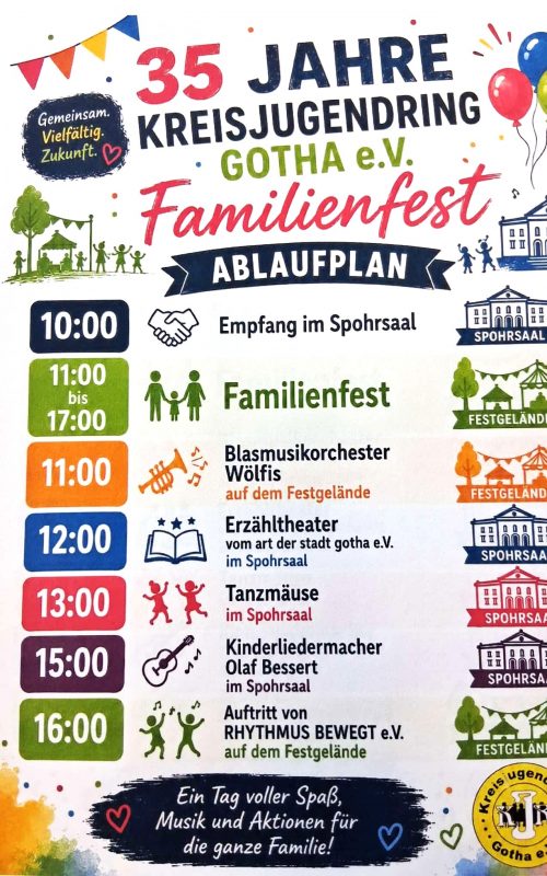 Programm zum Familienfest