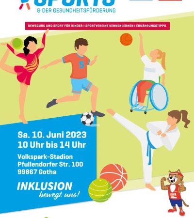 Tag des Sports und der Gesundheitsförderung am 10.06.2023 im Volkspark-Stadion